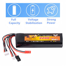 Load image into Gallery viewer, Cecicebb Transmitter LiPo Battery 11.1V 2200mAh 8C for Walkera DEVO 7 WFLY9 RadioLink AT9 Radiolink T8FB Transmitter Remote Controllor 1 Pack with USB Charger Cable
