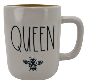 Magenta Rae Dunn QUEEN BEE Ceramic LL Coffee Mug