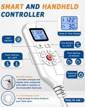Load image into Gallery viewer, Hip Heating Pad for Hip Pain Relief, Electric Hip Brace for Sciatica Pain Relief, Super Soft Heating Pad for Hip with 10-90min Auto-Off Timer, 86-158℉ Heat Level