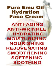 Load image into Gallery viewer, PURE EMU OIL HYDRATION FACE CREAM For Normal - Dry - Sensitive Skin. Moisturizing and Nourishing. 2 Fl. oz. - 60 ml by Botanical Beauty