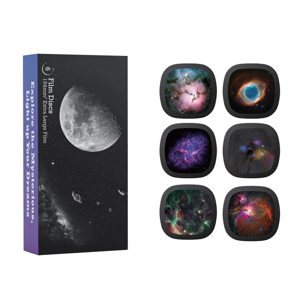 Realistic Discs - Discs for Ainael Galaxy Projector, 5k Ultra HD Slide for Home Planetarium, 6 Discs Set Without Projector (Nebula 2)