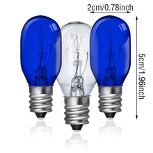 Load image into Gallery viewer, 8 Pieces Lighted Make Up Mirror Bulbs 20W Replacement Bulbs for Double Sided Illuminated Mirror (Blue, Clear)