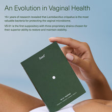 Load image into Gallery viewer, Seed VS-01 Vaginal Synbiotic - Prebiotic &amp; Probiotic for Women - L. Crispatus Probiotic Suppositories for Vaginal Health, pH, &amp; Yeast Balance - 8 Suppositories (60-Day Supply)
