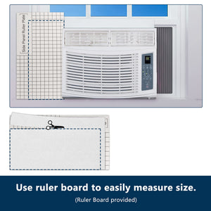 BJADE'S Window Air Conditioner Side Insulation Foam Panels,Summer and Winter AC Insulating for Indoor Window AC Unit