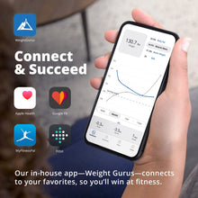 Load image into Gallery viewer, Greater Goods Weight Gurus Scale for Body Weight, Digital Bluetooth Scale for BMI, Body Fat, Muscle Mass, 400lb, Designed in St. Louis