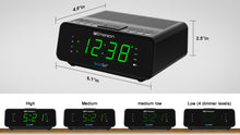 Load image into Gallery viewer, Emerson SmartSet Dual Alarm Clock Radio with AM/FM Radio, Dimmer, Sleep Timer and .9&quot; LED Display, CKS1900