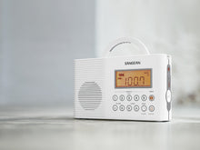 Load image into Gallery viewer, Sangean H201 Shower Radio AM/FM Waterproof, Weather Alert Radio, White