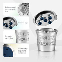 Load image into Gallery viewer, 2 Stainless Steel Reusable K Cups for Keurig K Supreme, K Supreme Plus, K Slim, K-Duo Hot &amp; Iced with Multistream Technology - 2 Refillable Kcups Coffee Filters for Keurig Coffee Makers