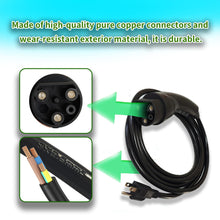 Load image into Gallery viewer, EVHIKING EV Golf Cart Charger Power Cord Factory Replacement 120V Replaces OEM # 2.04.0620.