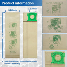Load image into Gallery viewer, GULUANT 4 Pack Replacement Vacuum Bag for Windsor Sensor S12 S15 SRS12 SRS15 SRS18 XP12 XP15 XP18 SRXP12 SRXP15 SRXP18 CVU 36/1 for Sebo X Series Uprights G Series G1 G2 for Sebo 370 Vacuum Models