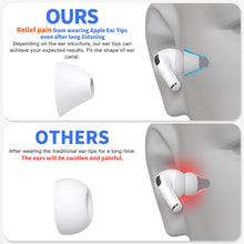 Load image into Gallery viewer, 4 Pairs Ear Tips for AirPods Pro 1 &amp; 2 [Relief Pain] [Fit in Case] Noise Cancellation Add Grip Sport Earbuds Extra Small/Small/Medium/Large (Mix Sizes)