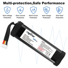 Load image into Gallery viewer, rapthor Replacement Battery for JBL Xtreme 2 Compatible with SUN-INTE-103, 2INR19/66-2 High Capacity Li-ion 6000mAh Replacement Battery with DIY Tools
