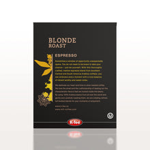 Load image into Gallery viewer, Mill Coffee Blonde Espresso Pods K-fee® &amp; Verismo* Compatible | 72 Count (6 boxes X 12 Pods) |