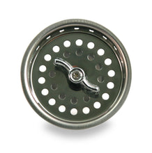 Load image into Gallery viewer, Highcraft 97633 Kitchen Sink Spin and Seal Basket Strainer Replacement for Standard Drains (3-1/2 Inch) Chrome Plated Stainless Steel Body with Threaded Stopper