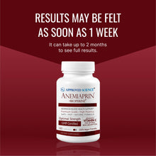 Load image into Gallery viewer, Approved Science Anemiaprin - Absorbable Iron, Vitamin C - Gentle On Stomach - 180 Capsules - 3 Month Supply - Non-GMO, Vegan