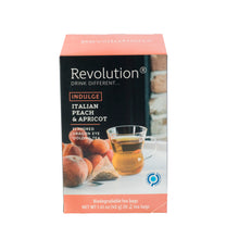Load image into Gallery viewer, REVOLUTION TEA® Dragon Eye Oolong Tea Bags Organic [THE ORIGINAL] - INDULGE Italian Peach &amp; Apricot Oolong Tea - Premium Dragon Tea Bags - Oolong Black Tea Organic Biodegradable - 20 Bags