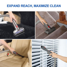 Load image into Gallery viewer, LANMU Upgraded Extension Hose with Electrical Connection Compatible with Dyson V7 V8 V10 V11 Cordless Vacuum Motorized &amp; Non-motorized Attachments, 35&quot; Vacuum Hose and Trigger Lock Accessories