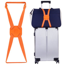 Load image into Gallery viewer, Luggage Straps Bag Bungees for Add a Bag Easy to Travel Suitcase Elastic Strap Belt(Orange)