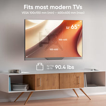Load image into Gallery viewer, ONKRON Full Motion TV Wall Mount for 32-65 Inch Screen up to 90.4 lbs, Rotating TV Mount with Swivel and Tilt, Extendable Arm, VESA 100x100-400x400, Articulating Television Mount Bracket Black