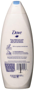 Dove Body Wash 22 oz Gentle Exfoliating (3 Pack)