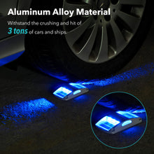 Load image into Gallery viewer, AGPTEK Solar Driveway Lights 12 Pack, Outdoor Deck Dock Marine LED Solar Powered Waterproof Driveway Marker Lights for Warning Step, Sidewalk, Pathway, Garden, Yard (Blue Light)