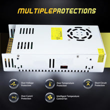 Load image into Gallery viewer, AC to DC Converter 110V to 24V 25A 600W Power Converter, AC 110V 220V to DC 24V Universal Switching Regulated Power Supply SMPS Transformer AC to DC Adapter for LED,CCTV,RV (DC24V-25A-600W)