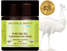 Load image into Gallery viewer, PURE EMU OIL HYDRATION FACE CREAM For Normal - Dry - Sensitive Skin. Moisturizing and Nourishing. 2 Fl. oz. - 60 ml by Botanical Beauty