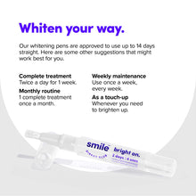 Load image into Gallery viewer, SmileDirectClub Teeth Whitening Kit - 8 1.4ml Gel Pens - Professional Strength Hydrogen Peroxide - Pain Free and Enamel Safe - Up to 9 Shades Whiter in 1 Week