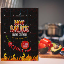 Load image into Gallery viewer, Hot Sauce Advent Calendar 2024-24 Days Chilli Sauce Advent Calendar, Food Advent Calendar 2024 Men, Hot Sauce Set, Non-chocolate Advent Calendar Women, Chilli Challenge Hot Sauce (Black)