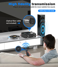 Load image into Gallery viewer, Portable CD Player with Bluetooth 5.3, Greadio CD Player with Speakers for Home, 4000mAh Rechargeable Retro CD Music Player with Remote Control, LED Display, Supports USB/TF/AUX, Optical Input
