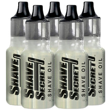 Load image into Gallery viewer, Shave Secret Shaving Oil - The Best Shave Ever! 18.75Ml (5 Pack)