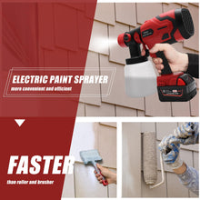Load image into Gallery viewer, Paint Sprayer for Milwaukee M18 18V Battery, Cordless HVLP Paint Sprayers for House Painting Stain Sprayer for Fence, Furniture, cabinets, Walls, etc. (Battery NOT Included)