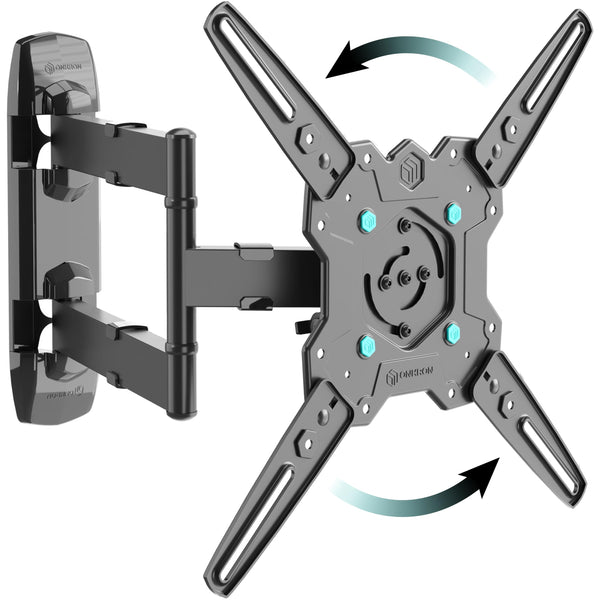 ONKRON Full Motion TV Wall Mount for 32-65 Inch Screen up to 90.4 lbs, Rotating TV Mount with Swivel and Tilt, Extendable Arm, VESA 100x100-400x400, Articulating Television Mount Bracket Black