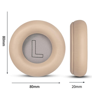 Joghaw Replacement Earpads Cushions for Bang & Olufsen Beoplay H9 3rd Gen Head-Mounted Wireless Headphones, Ear Pads Cushions with Softer Protein Leather, Luxurious Memory Foam (Khaki)