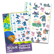 Load image into Gallery viewer, Stitch Backpack for Girls Set - Bundle with Lilo and Stitch Backpack with Front Pockets Plus Water Bottle, Tattoos, More | Stitch Backpack Set for Kids