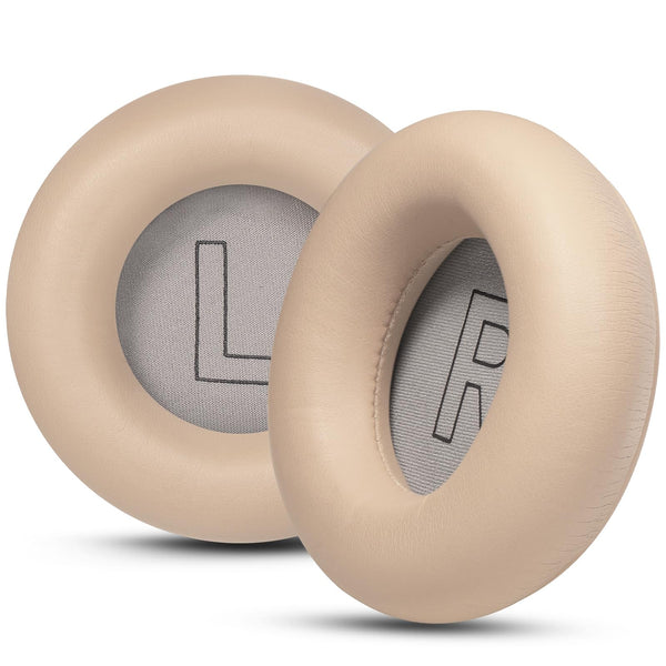 Joghaw Replacement Earpads Cushions for Bang & Olufsen Beoplay H9 3rd Gen Head-Mounted Wireless Headphones, Ear Pads Cushions with Softer Protein Leather, Luxurious Memory Foam (Khaki)