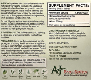 Kold Kare Daily Immune Health Function, 40 Count, Pack of 2 - Effective Against Cold, Sinus, Allergy Symptoms | Non-Habit Forming | No Side Effects