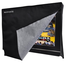 Load image into Gallery viewer, acoveritt Outdoor 75&quot;-78&quot; TV Set Cover,Scratch Resistant Liner Protect LED Screen Best-Compatible with Standard Mounts and Stands (Black)