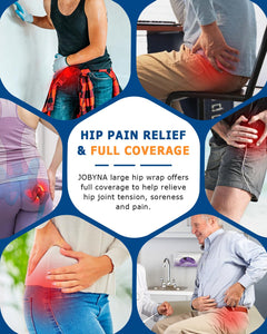 Hip Heating Pad for Hip Pain Relief, Electric Hip Brace for Sciatica Pain Relief, Super Soft Heating Pad for Hip with 10-90min Auto-Off Timer, 86-158℉ Heat Level