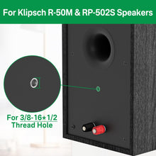 Load image into Gallery viewer, Heavy-duty Speaker Wall Mount for Klipsch R-50M RP-502S Speaker Mounts - Adjustable Tilt &amp; Swivel Wall Mount for Klipsch Bookshelf Speakers Mounting Bracket for Saving Space Holds Up to 40Lbs
