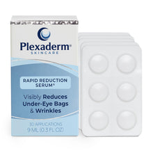 Load image into Gallery viewer, Plexaderm Rapid Reduction Eye Serum - Visibly Reduces Under-Eye Bags, Wrinkles, Dark Circles, Fine Lines &amp; Crow&#39;s Feet Instantly, Anti Aging Wrinkle Remover for Face, 30 Single Use Pods