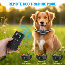 Load image into Gallery viewer, 2 in 1 GPS Wireless Dog Fence, Dog Training Collar with Remote, Radius from 33 Yards to 1083 Yards, Electric Pet Containment System, Waterproof Collar, Beep Vibration Shock, for Dogs Over 20 Lbs