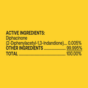 Victor Rat Poisoning for Inside & Outdoor Use - Kills Rats, Mice, Meadow Voles | Mouse Poisoning for Indoor & Outside Areas, Ready-to-Use, Yellow, M925, 4 lbs