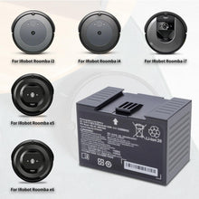 Load image into Gallery viewer, for iRobot Roomba j7 i4 j8+, j7 j7+ j7550 i4 i4+ i4 Plus i4150 i6 i6+ i8 i8+ i8550, for Combo j5 i5 j7+ j9+, for Roomba e5 e6 e5150 e5152 e6198 Replacement Lithium Battery ABL-D2A ABL-D2 32Wh/2210mAH
