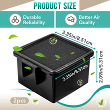 Load image into Gallery viewer, 2Pcs F43 HEPA Filter and Foam Filters for Dirt Devil Easy Lite Cyclonic Quick Vac UD20005 and Extreme Cyclonic Quick Vac UD20010 Upright Vacuum, 2PY1105000 1PY1106000 HEPA Filter and Foam Filter