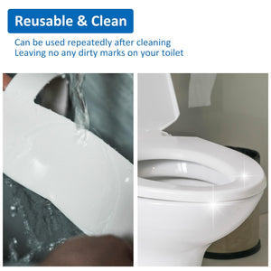 Universal Urine Deflector for Toilet Seat,Toilet Splash Guard Prevents Kids and Adult from Peeing Splash (white-1pcs)