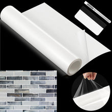 Load image into Gallery viewer, Innconee 12 x 200 Inch Adhesive Tile Mat Double Sided Tape Sheet 16 Sq ft Wide Large Adhesive Tile Setting Mat for Arts Crafts DIY Projects Wall Home Decoration