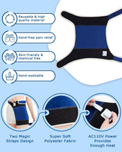 Load image into Gallery viewer, Hip Heating Pad for Hip Pain Relief, Electric Hip Brace for Sciatica Pain Relief, Super Soft Heating Pad for Hip with 10-90min Auto-Off Timer, 86-158℉ Heat Level