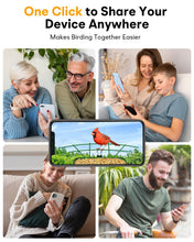 Load image into Gallery viewer, Metal Smart Bird Feeder with Camera – Solar Powered, AI Bird Identification &amp; 2.5K HD Auto Capture Videos, Arrival Notifications, 2.1L Capacity &amp; 100% Durable Design