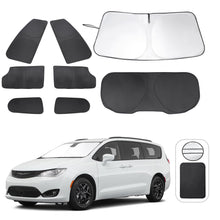 Load image into Gallery viewer, TINGLU Window Shades for Chrysler Pacifica Minivan 2017-2025 Accessories Full Windows Rear Triangular Windshield Sun Shade Sun UV Rays Privacy Protection 8PCS